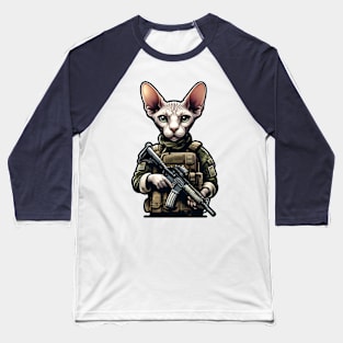 Tactical Cat Baseball T-Shirt